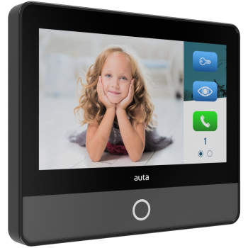 Ψηφιακή οθόνη Neos 7" με WiFi και μνήμη, ανοιχτής ακρόασης 2 καλωδίων ΜΑΥΡΗ