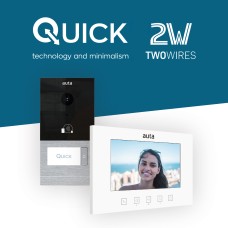 KIT Θυροτηλεόρασης μονοκατοικίας 2 καλωδίων QUICK 2H Επεκτάσιμο