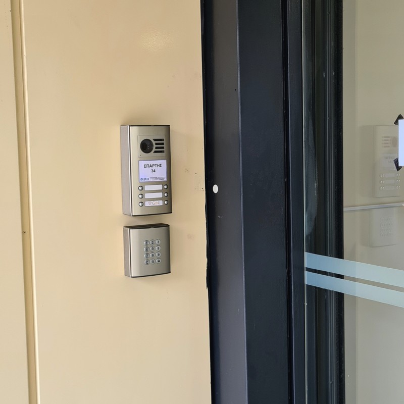 Εγκαταστάσεις συστημάτων θυροτηλεόρασης σε νέες κατοικίες